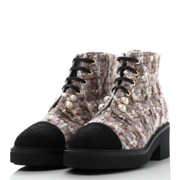 Chanel Tweed Booties (Brand New) - Picture 2 of 6